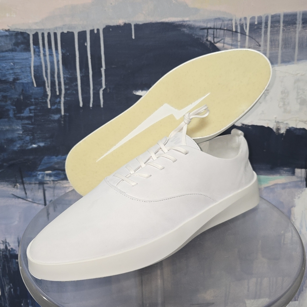NEW Wolf & Shepherd Men's Cruise Lace-Up Sneakers White 13us/44l6eu MSRP $199